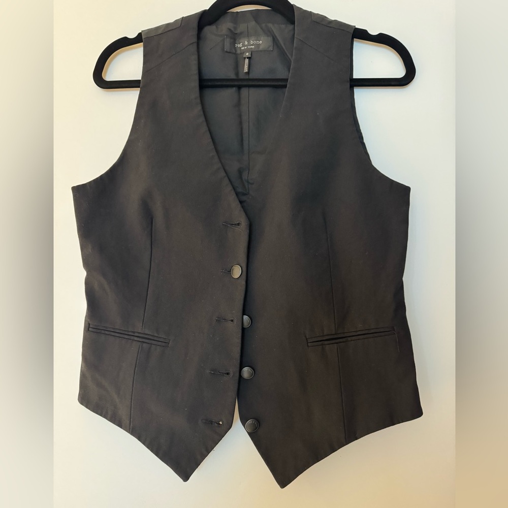 Rag & Bone Vanessa Cotton Slim Fit Vest (original $295) worn once. Like new.